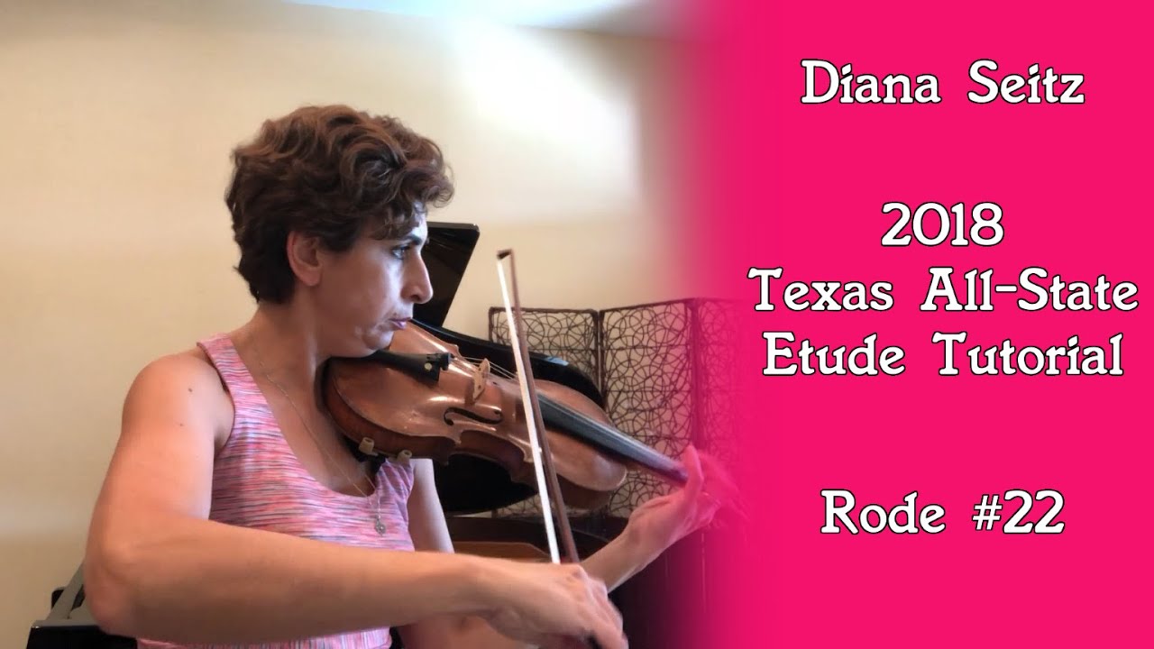 2018 Texas All-State Etude Tutorial | Rode #22