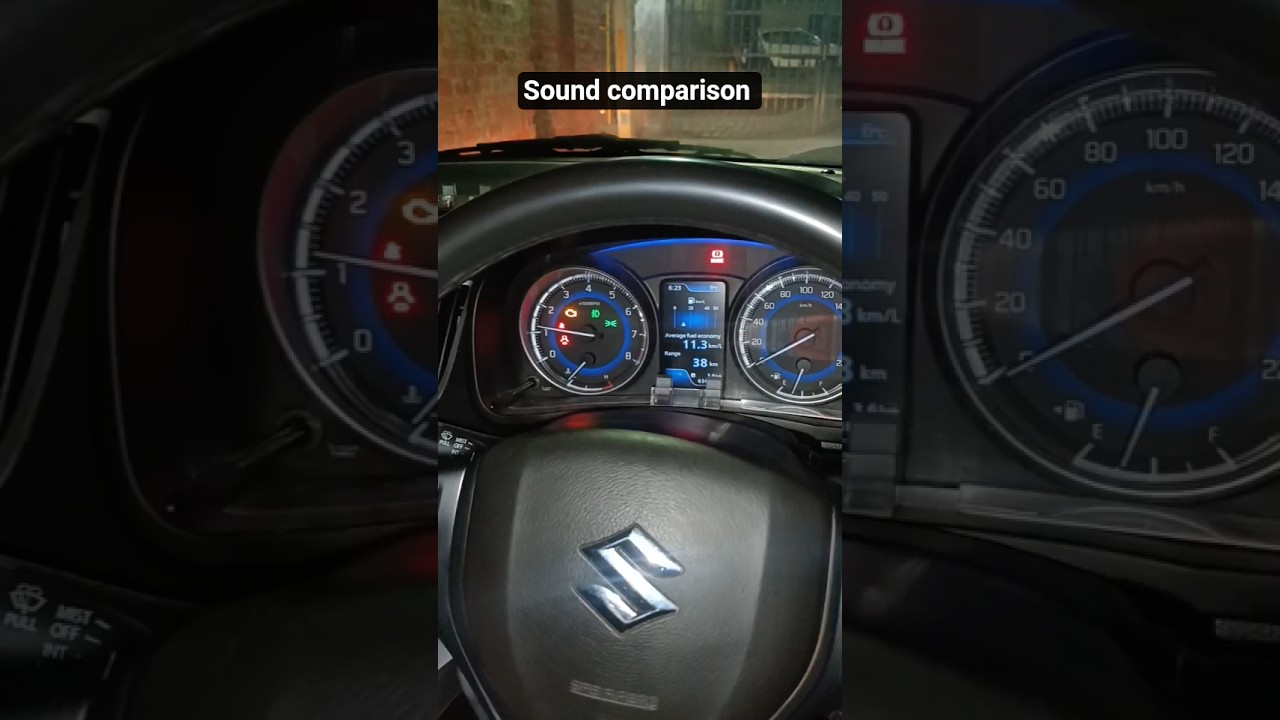 Car sound on cold start 