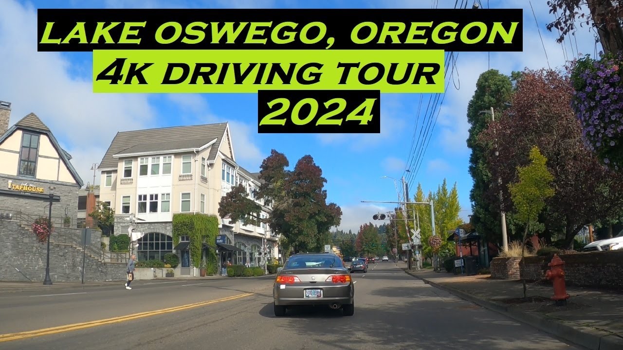 Lake Oswego, Oregon | 4k Driving Tour 2024