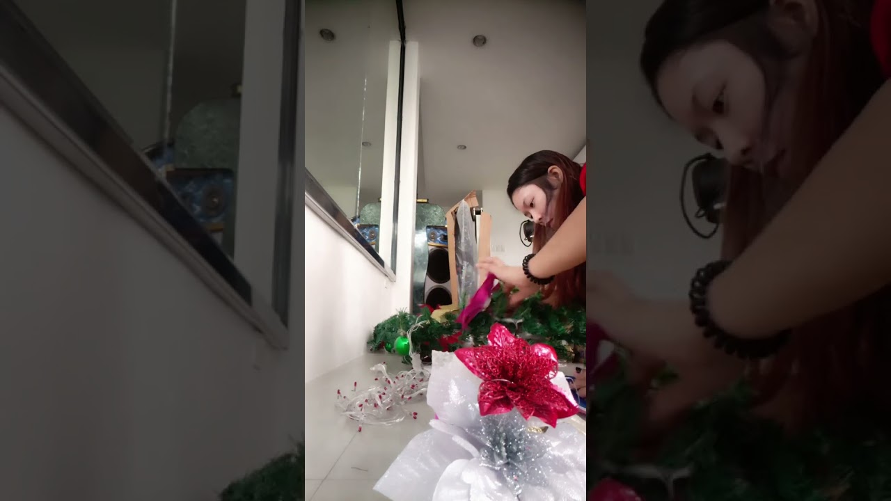removing Christmas decor