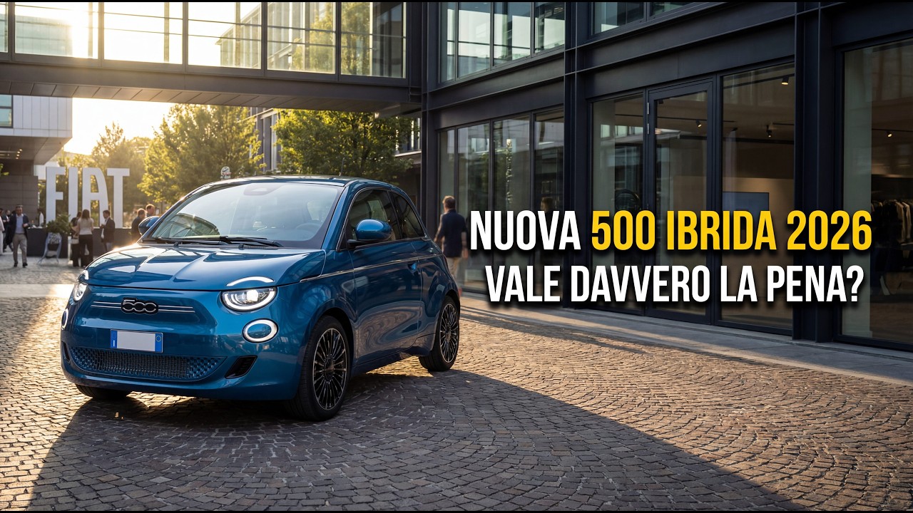 Nuova 500 Ibrida 2026 Celestial Blue 🚗 Prova Completa | Consumi, Interni e Opinione Reale