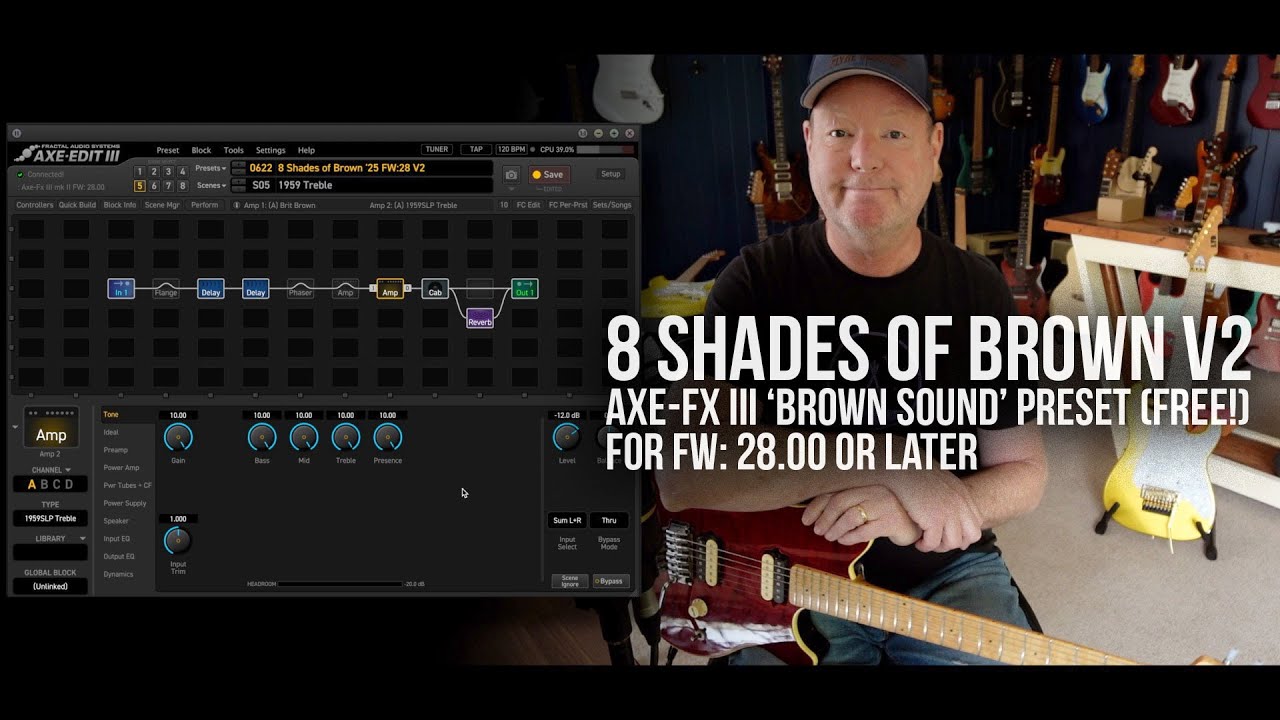 8 Shades of Brown V2. Axe-FX III Preset for FW: 28.00