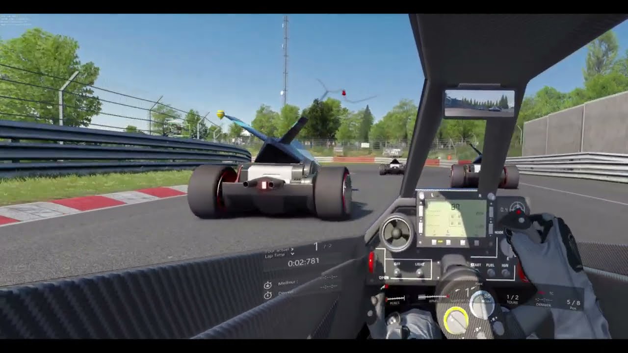 Assetto Corsa VR  - Nurburgring Nordschleife in less than 6 minutes  - Dragon Delta mod car