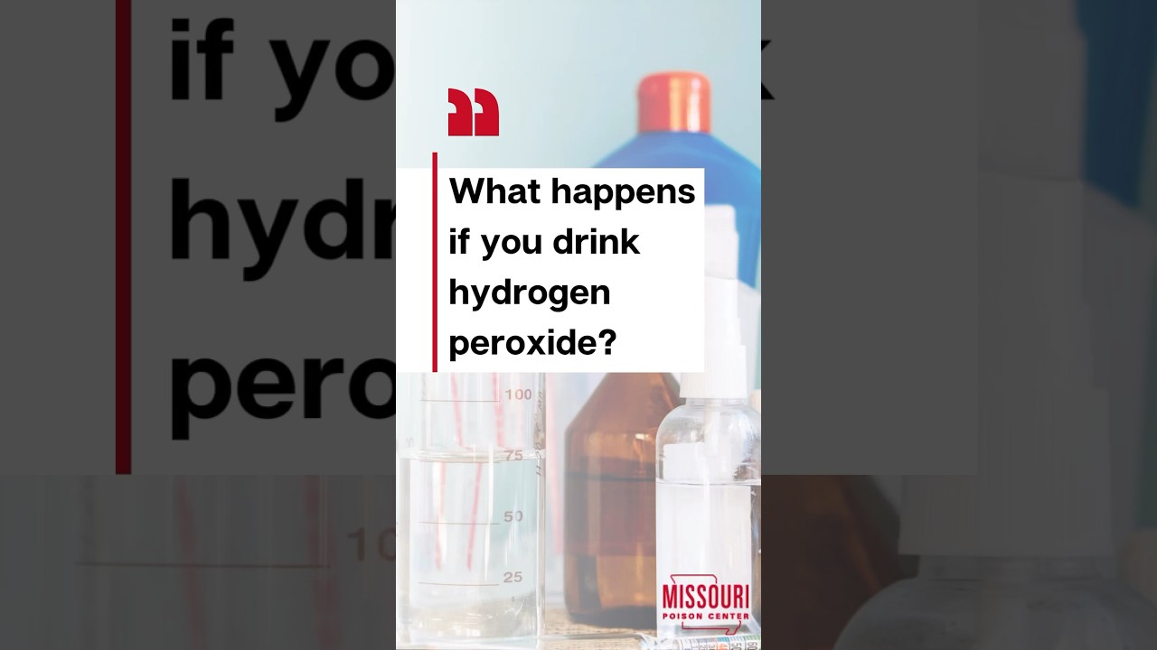 What happens if you drink hydrogen peroxide? #hydrogenperoxide #poisonprevention #poisonhelp