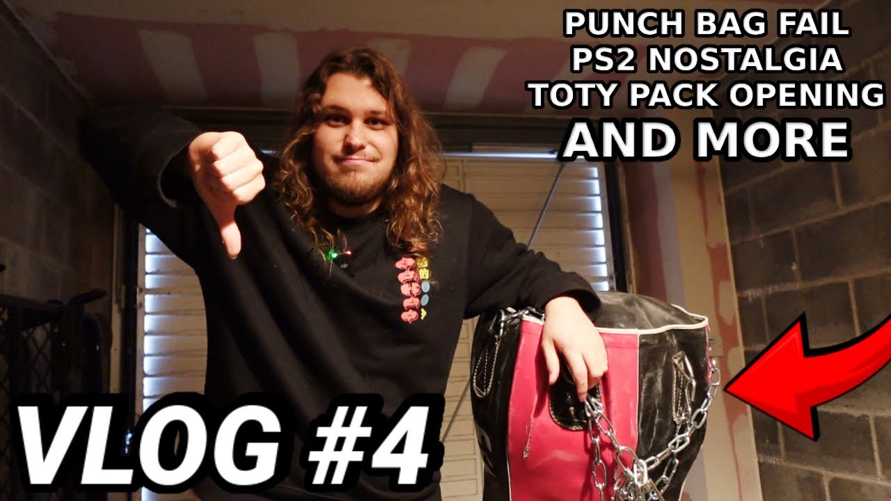 Mcjell VLOG #4 | Punch Bag Fail | PS2 Nostalgia | TOTY Pack Opening | Movie Night