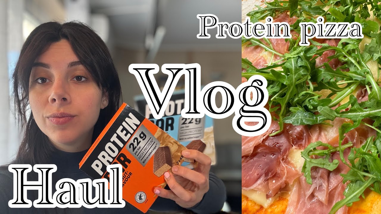 Super market haul με 50€ 😱 ·Protein Pizza και μακιγιάζ ! Vlog