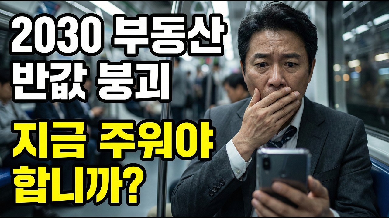 영끌 2030 부동산 반값 붕괴! 지금 주워야 합니까?
