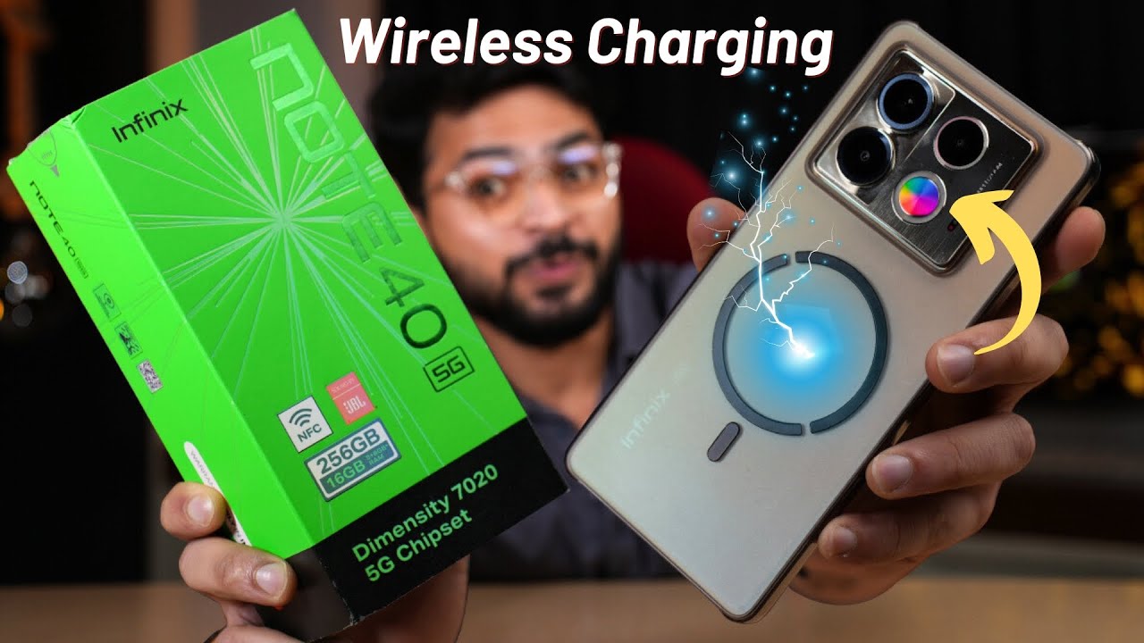 Infinix Note 40 5G Unboxing | 15W Wireless Charging ⚡️ | 108MP Camera At Rs 17,999/-* 🔥