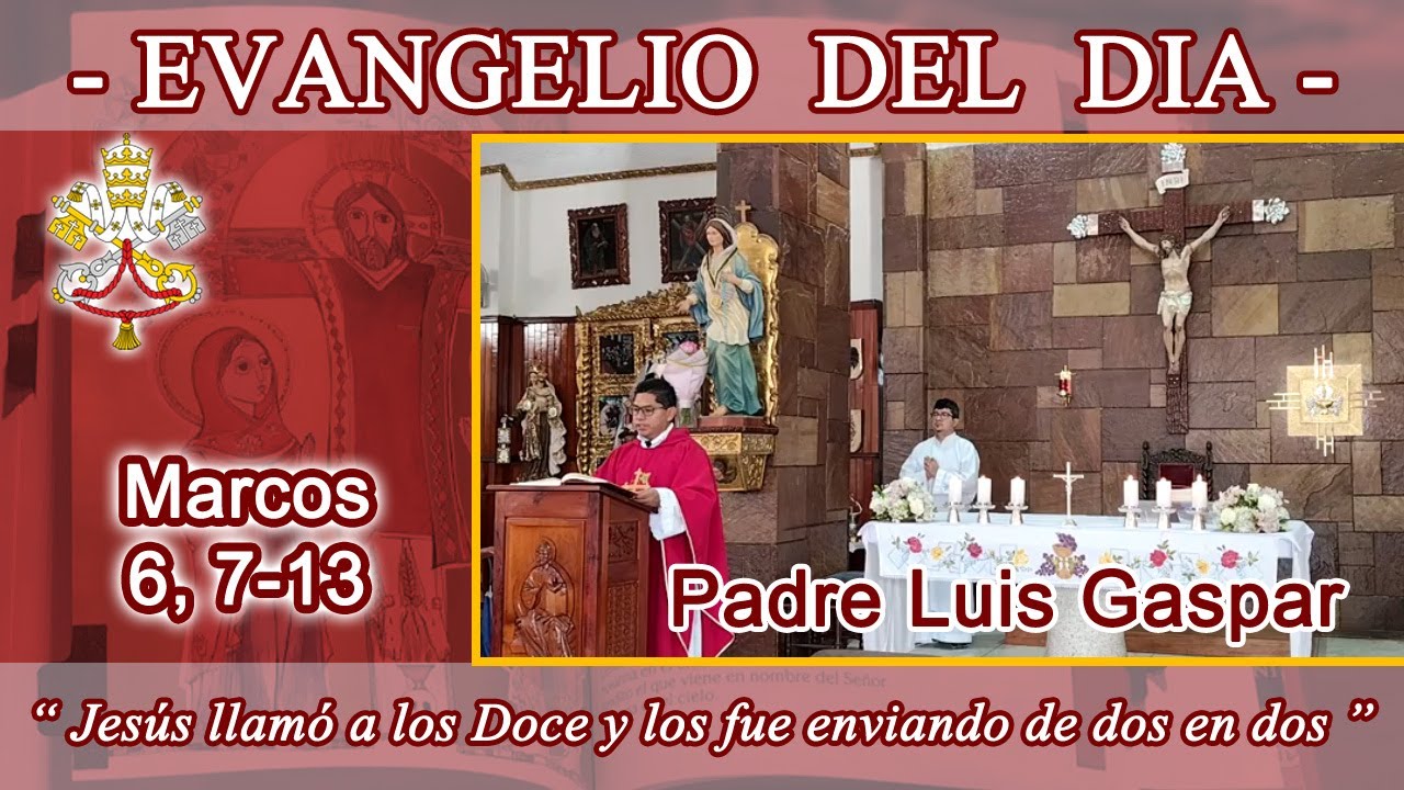Evangelio día Jueves 05/02/26 - Padre Carlos Rosell - Marcos 6, 7-13 - Misión de los doce.