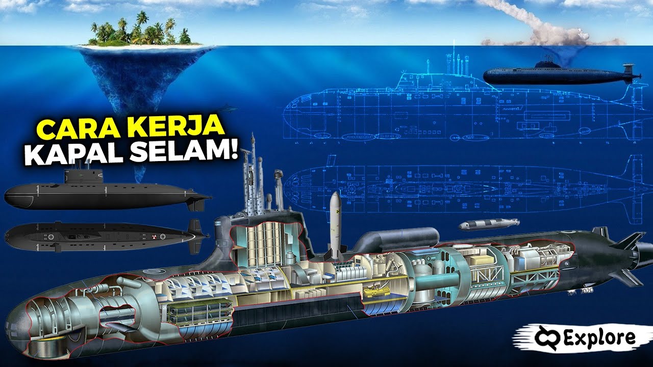 Ternyata Begini Rahasia Teknologi Kapal Selam Siluman Bisa Menyelam & Mengapung Saat di Lautan