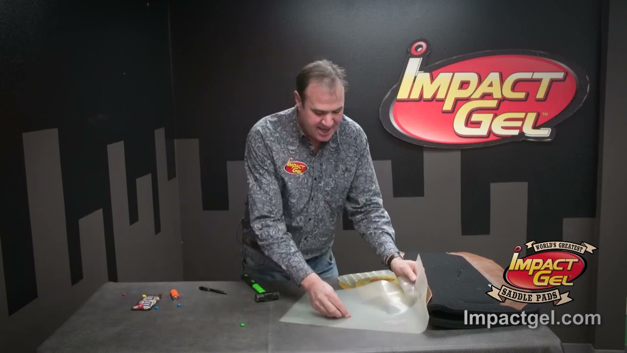 What is inside an Impact Gel Saddle Pad?