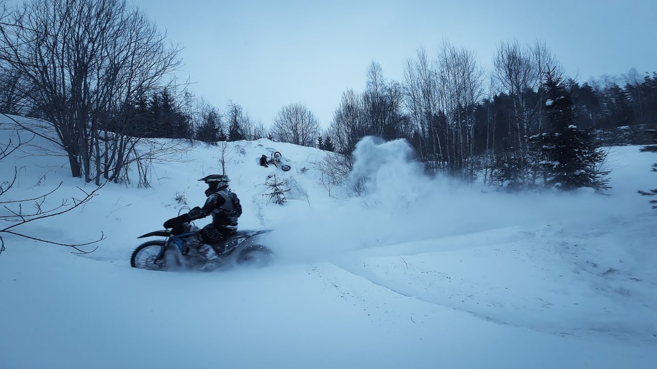 The Deepest Snow I've EVER Been In! - Enduro