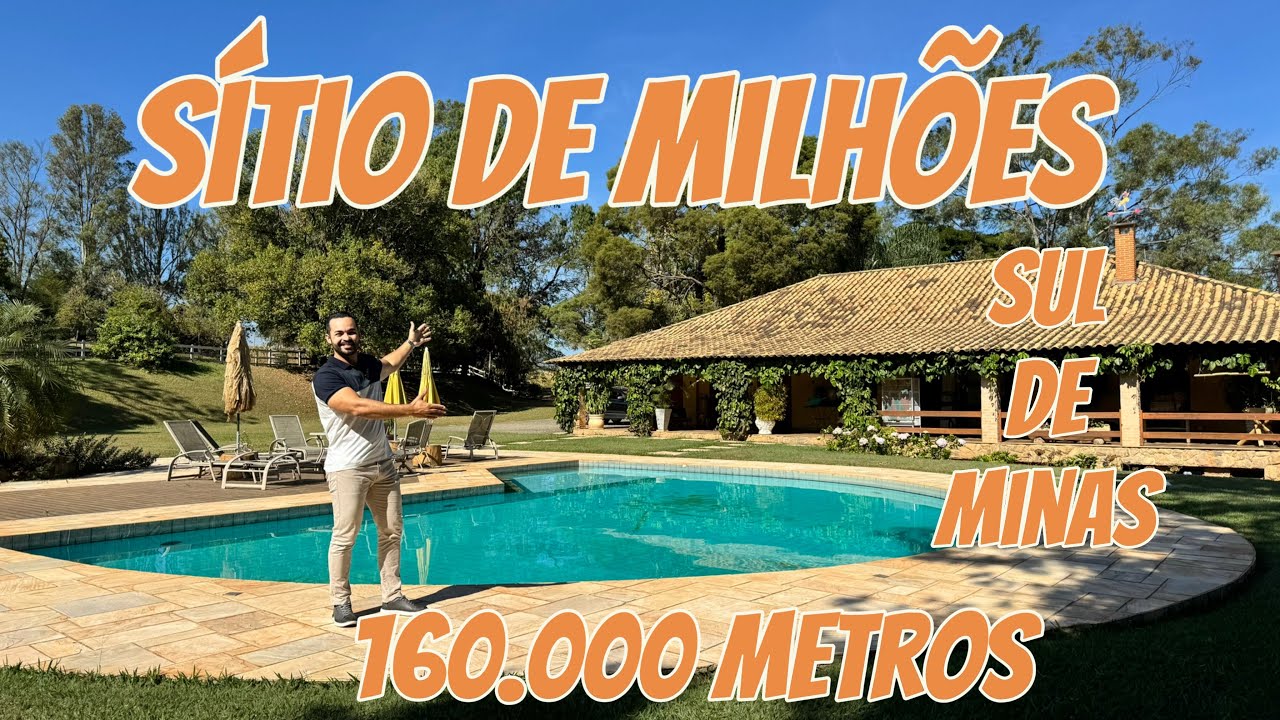 SÍTIO DE MILHÕES 🤑 SUL DE MINAS - ANDRADAS MG