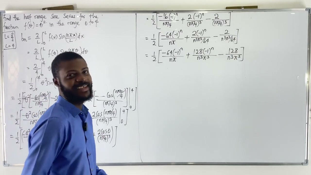 How To Find Half Range Sine Series | Odd Extension | Fourier Series