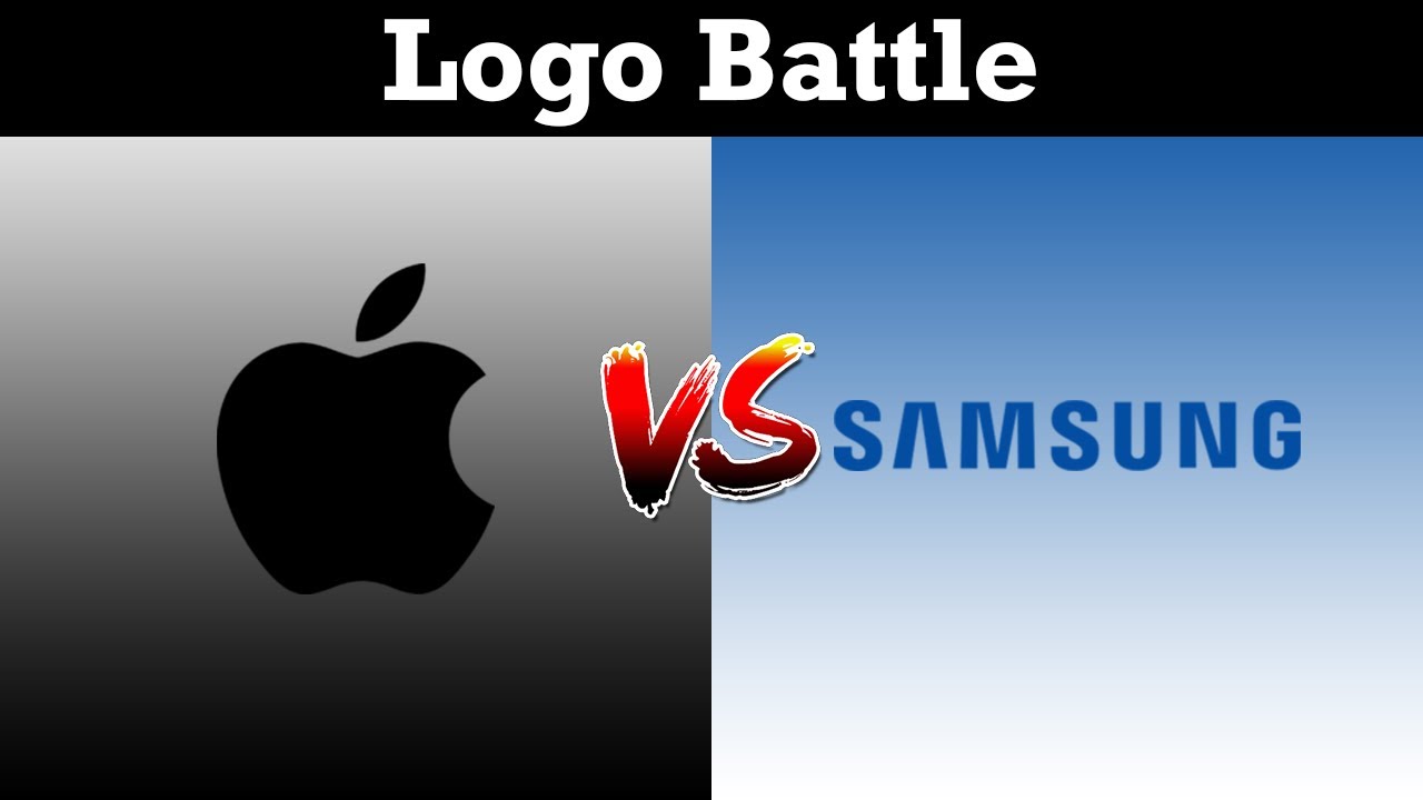 Apple vs Samsung - Logo Battle