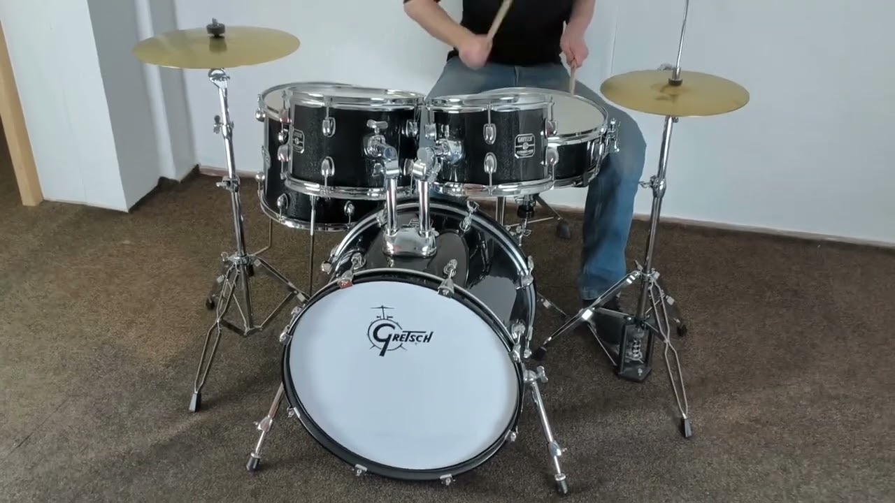 Gretsch Renegade Drum Set Soundtest (Phone audio)