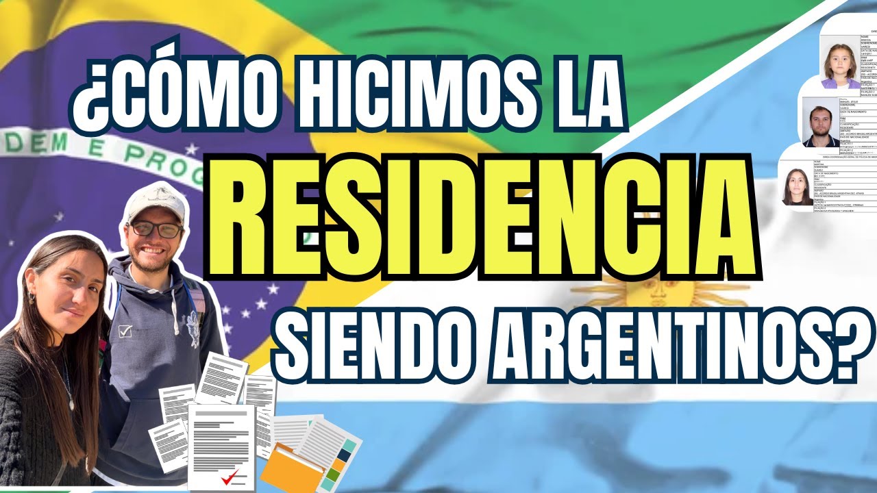 RESIDENCIA en BRASIL para ARGENTINOS 2026 | GUÍA completa PASO A PASO: requisitos, costos y más