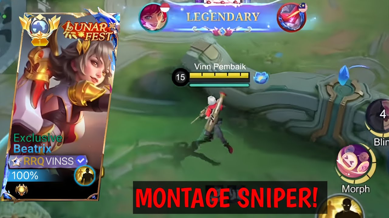 bosen banget ketemu claude mulu! beatrix sniper is back
