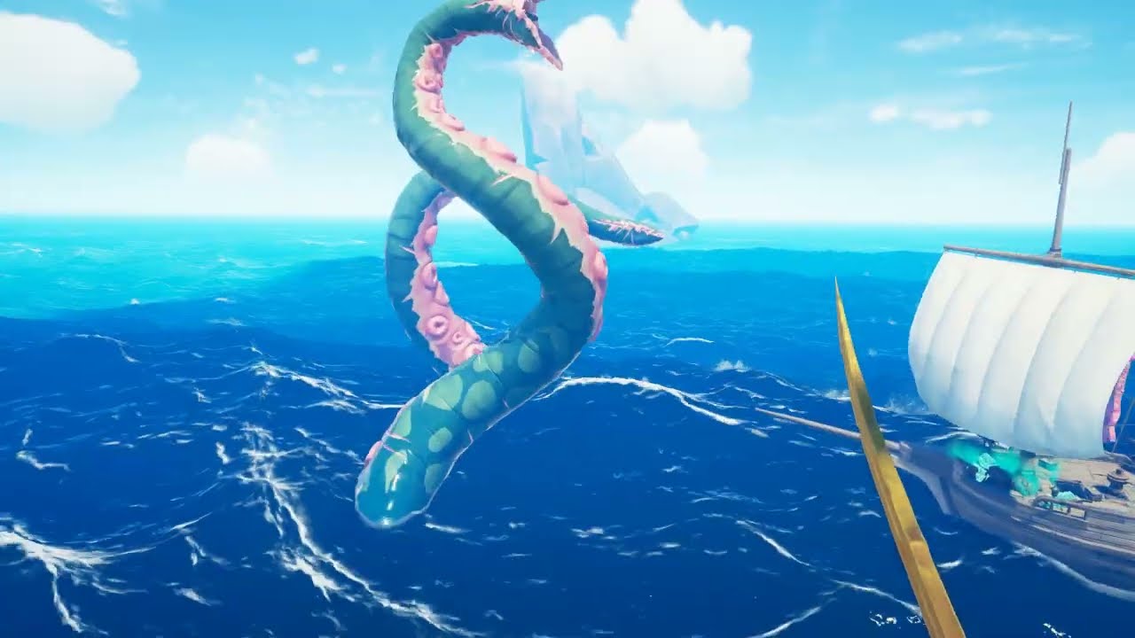 Sea of Thieves | Shot with GeForce / Battle with kraken