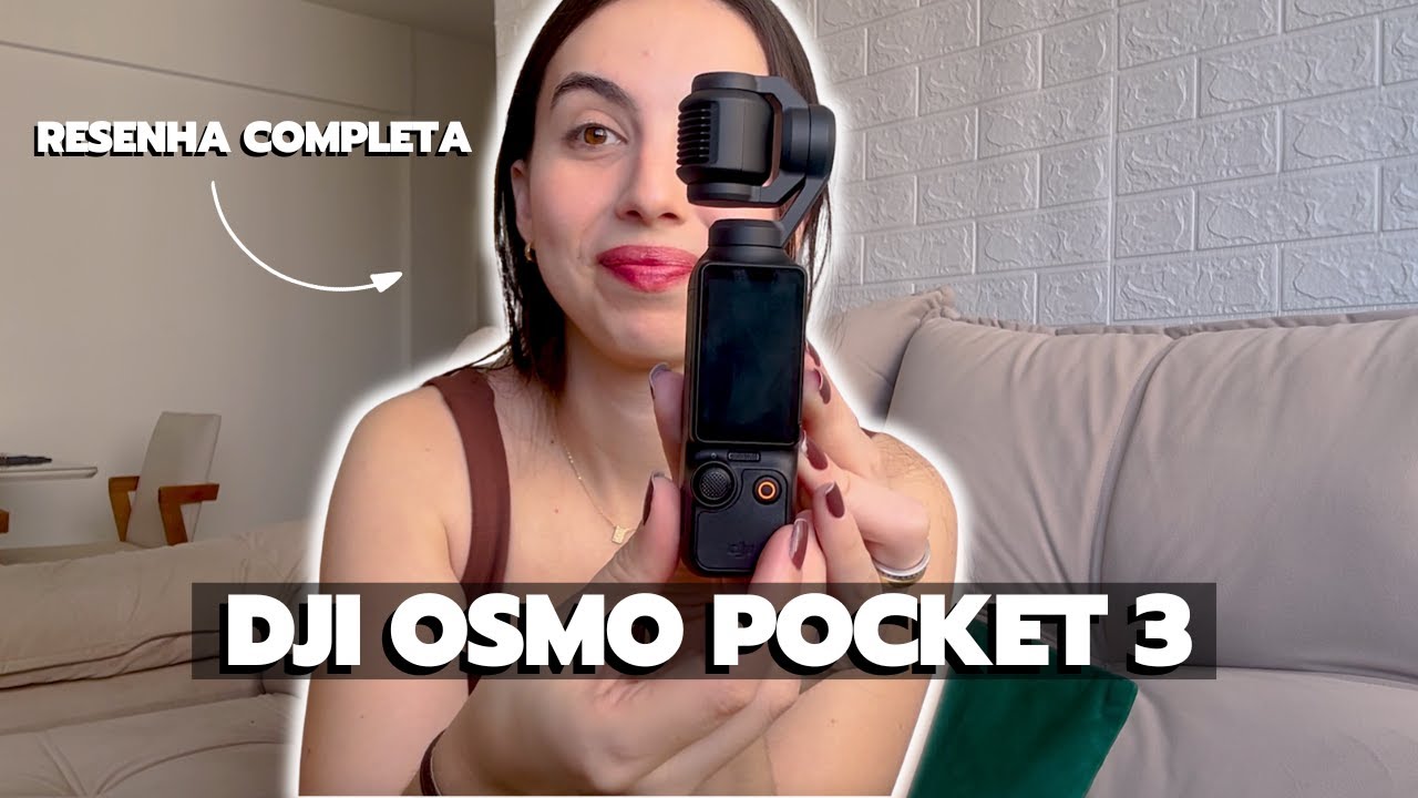 Comprei a DJI OSMO POCKET 3 Creator Combo - Vale a Pena? Como Usar? Resenha Completa Osmo Pocket 3
