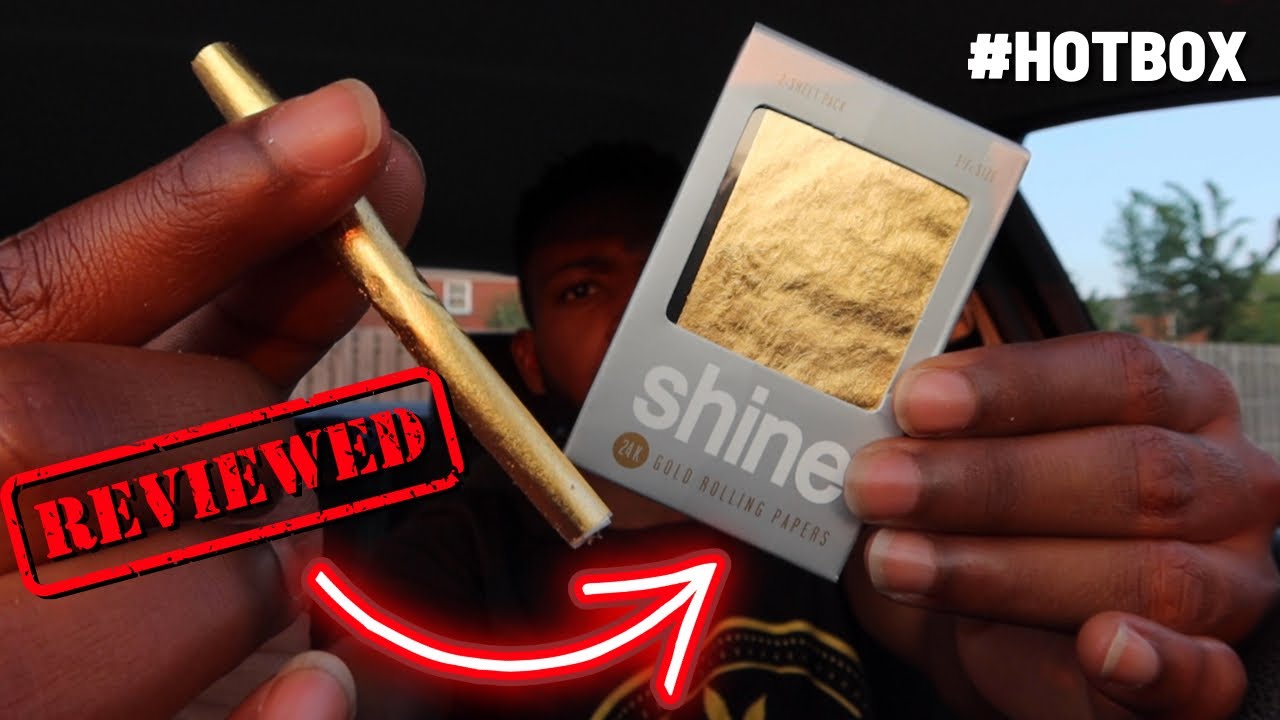 24k Gold Rolling Papers By SHINE | 2021 Review