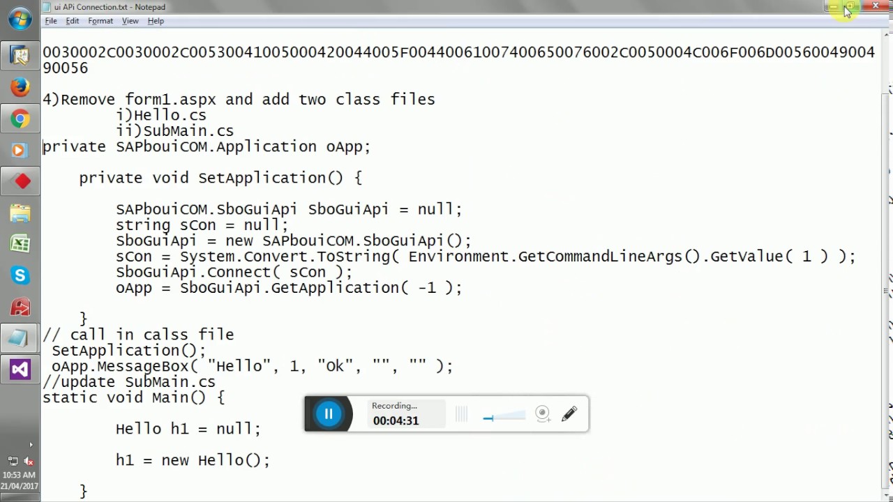 How to Connect SAP Business One using UI API with C#
