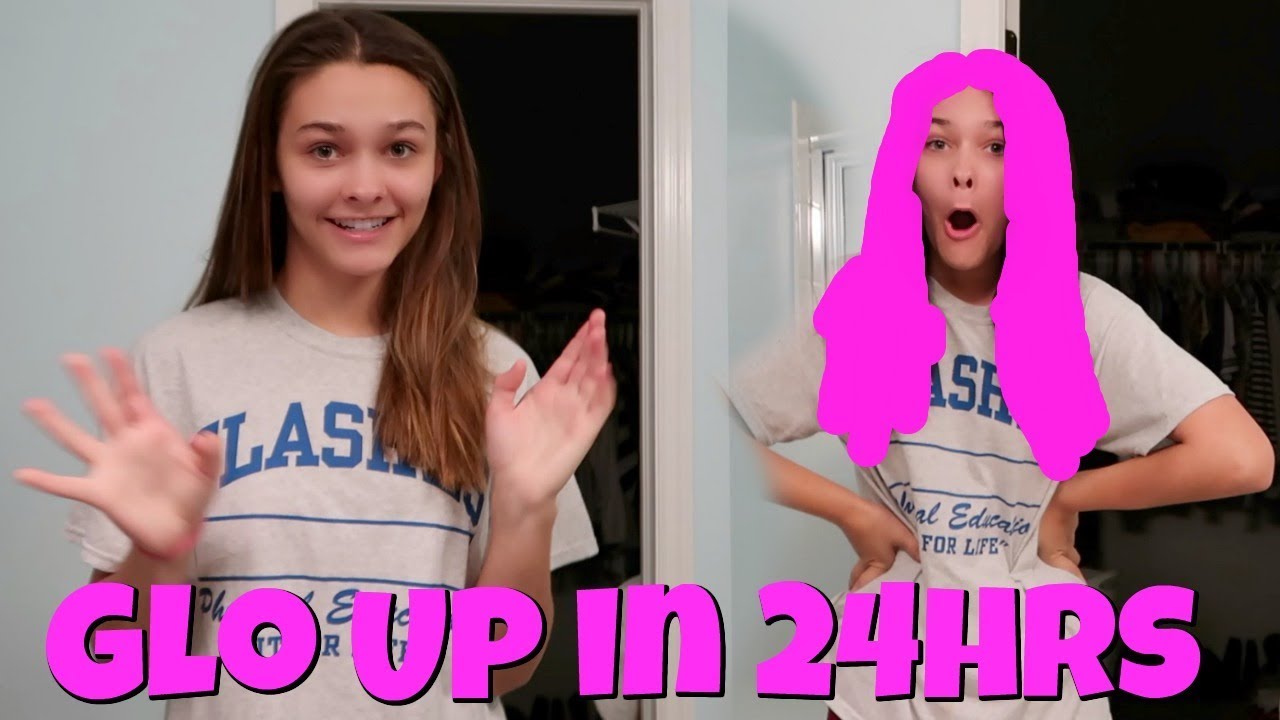 Glow up in 24 hrs! Dying Emma's hair at home new hair color!
