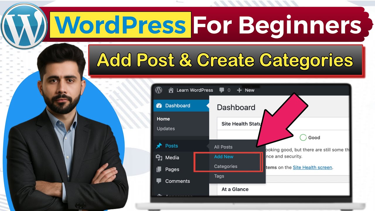 Add Category in WordPress 2025| How to Add New Blog Post in WordPress | Create Post in WordPress &lrm;