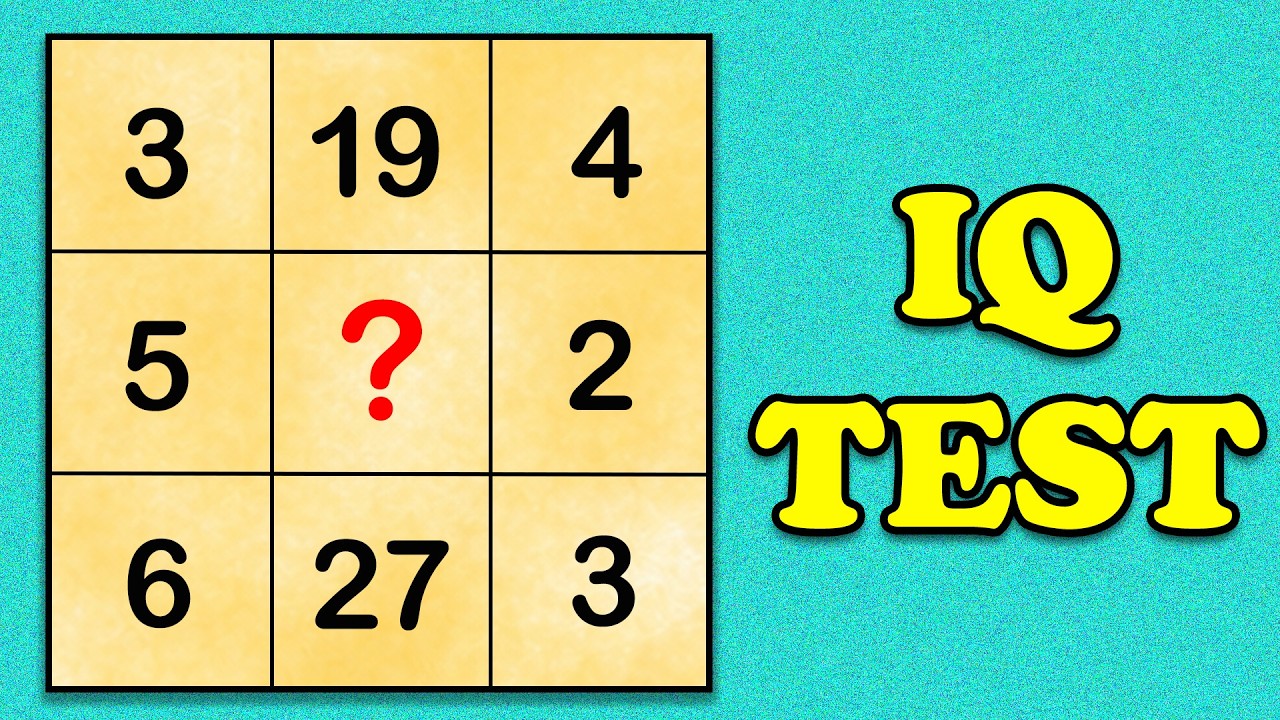 Тест на IQ | Только 2% могут решить эту головоломку