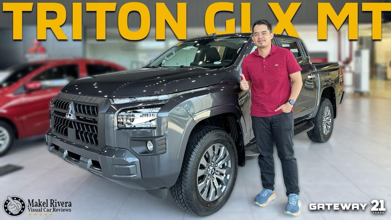 2025 Mitsubishi Triton GLX Manual in Graphite Gray Metallic - Showroom and Visual Car View