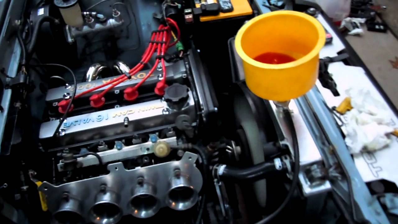 High Compression 4A-GE Engine Initial Start-up