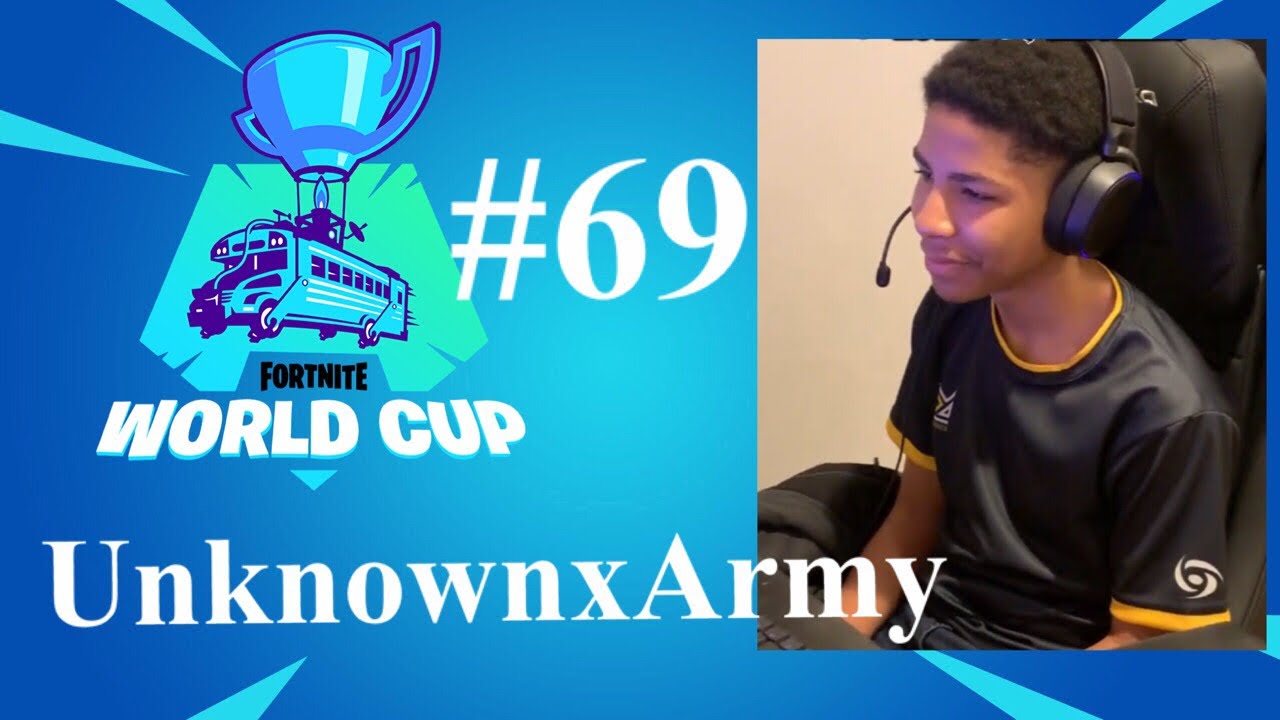 UnknownxArmy Fortnite Solo World Cup Winner Highlight!!!