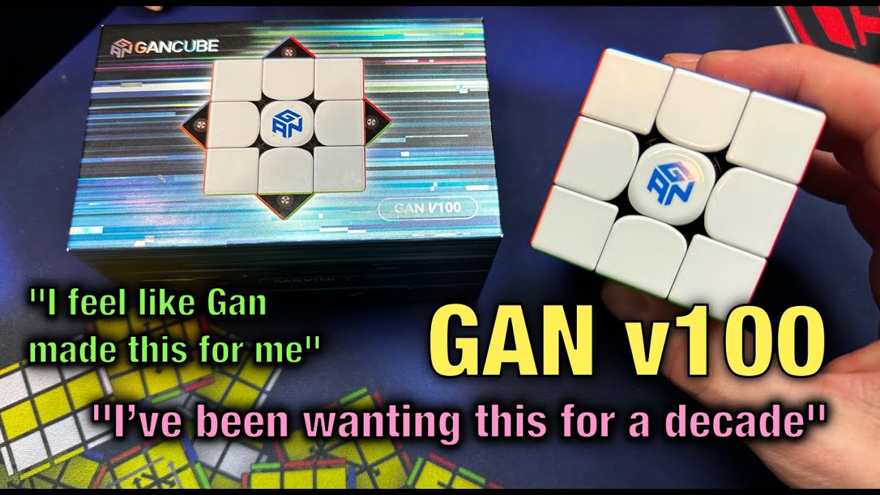 Gan v100 имеет диаметр 55 мм и является именно тем, что я хотел. Он похож на GanCube 16, но созда...