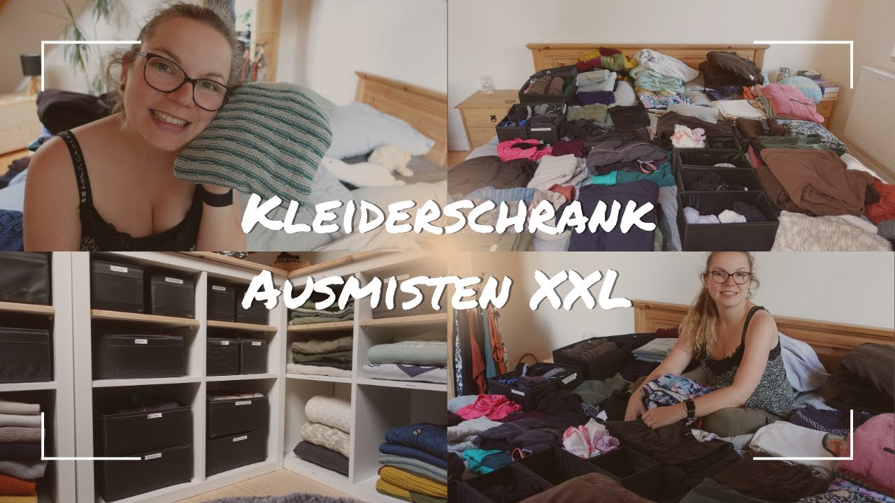 Kleiderschrank ausmisten XXL | Komplettes Ankleidezimmer aussortieren | So viele Kleidungsstücke