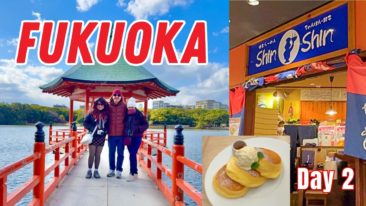 FUKUOKA 🇯🇵 Eats, Tenjin Underground Mall,🍜 Ohori Park🌸 & Canal City Lights⛲🎆
