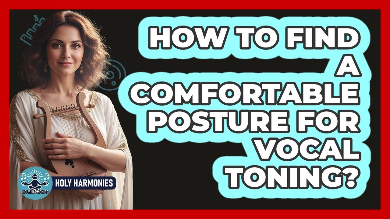 How to find a comfortable posture for vocal toning?