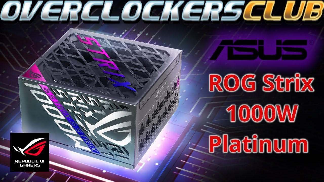 Обзор блока питания ASUS STRIX 1000W!
