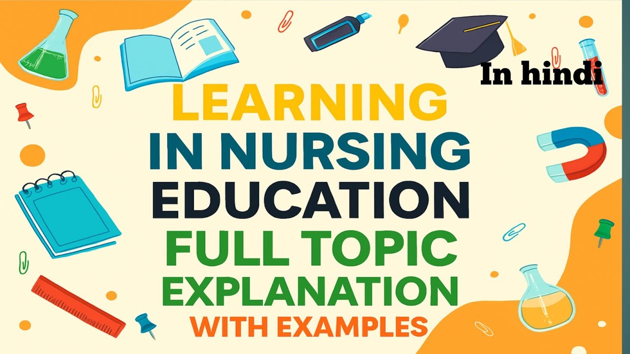 Learning in Nursing Education | Full Topic Explained with Examples in hindi | BSc Nursing Important
