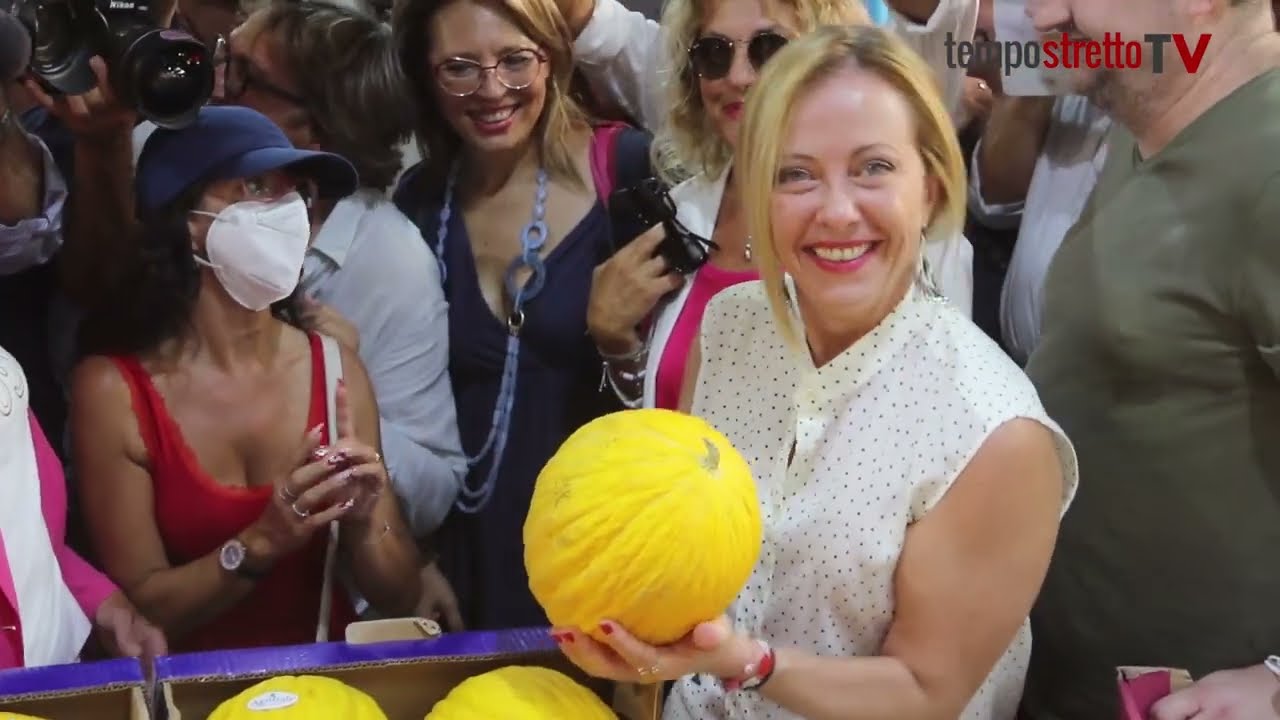 Messina. Giorgia Meloni s’immerge al Vascone e promette di “risollevare l’Italia”