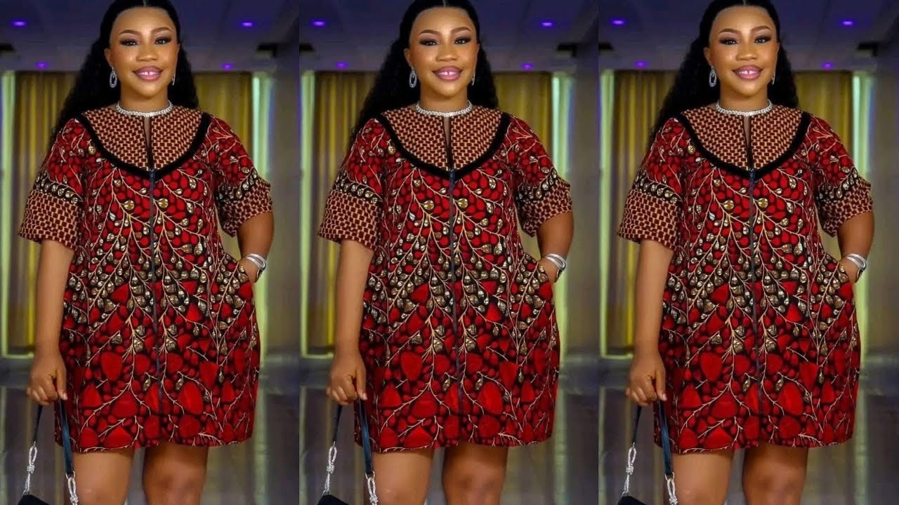 How to cut and sew Shift Dress with front Zipper, side pockets and lining