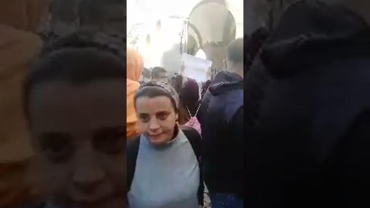 من تطوان مسيرة الطلبة و المعطلين و قمع رهيب