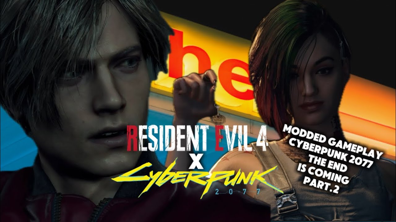 Resident Evil 4 Remake / Cyberpunk 2077 Crossover Modded Gameplay Part.2