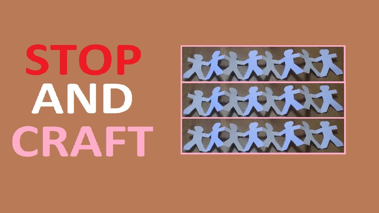 How to Make a Paper People Chain
