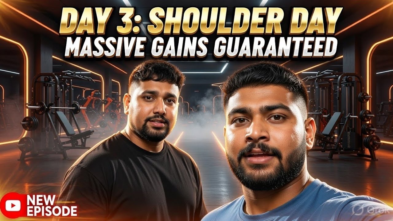 Day 3 : Shoulder workout aggressive #motivation #gym #shoulderworkout #trending #viralvideo 