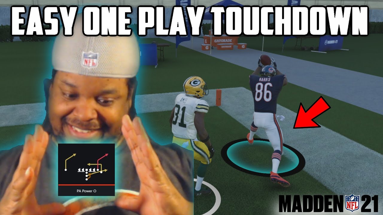 ONE PLAY TD MADDEN 21 - SIMPLE SETUP FOR EASY ONE PLAY TOUCHDOWNS - UNSTOPPABLE GLITCHY ROUTE!