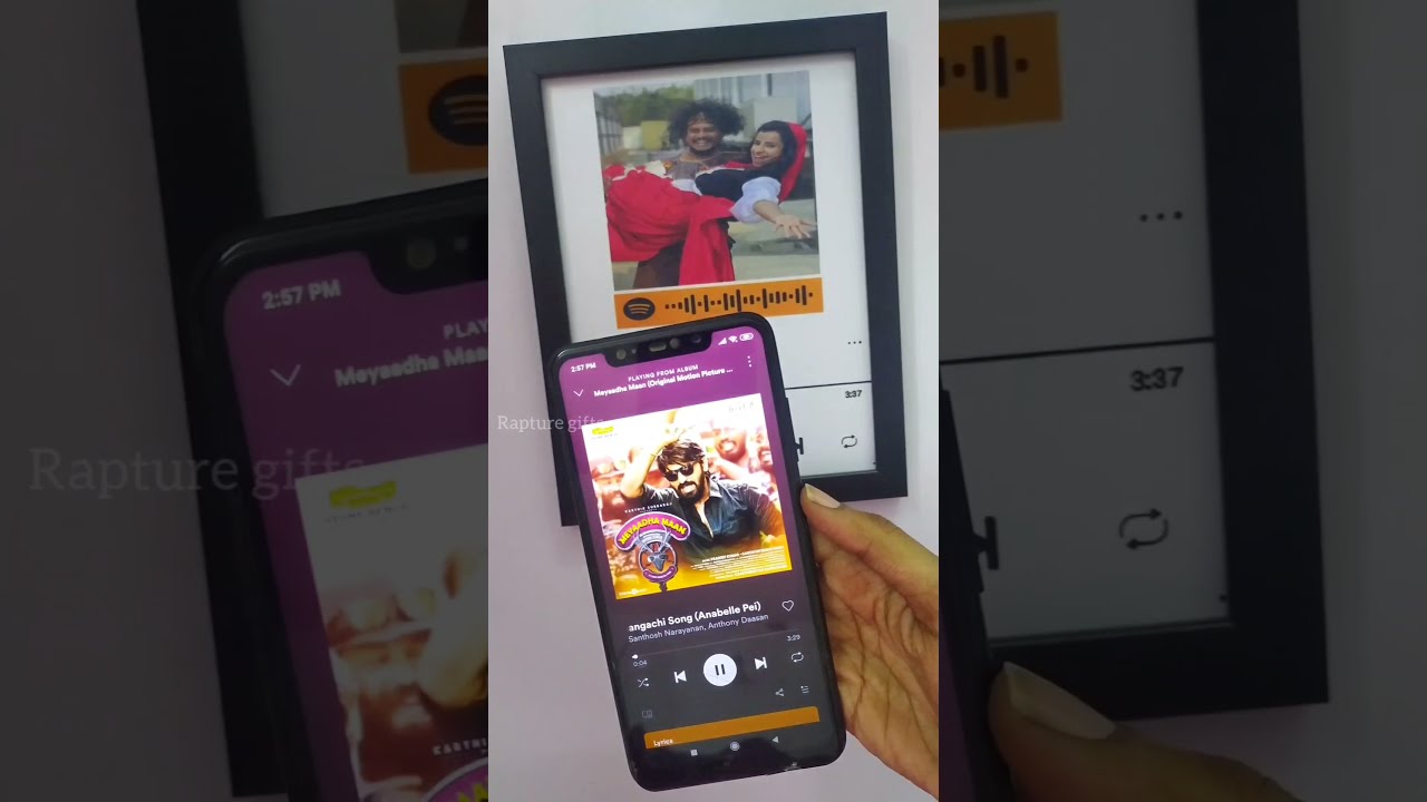 Spotify frame✨ Unique gift for your loved ones❤ | #shorts #spotify #spotifyplaylist