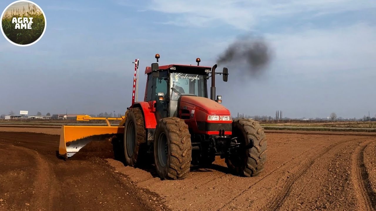 Livellatura terreno | Same Silver 130 + Mara 5 metri | Azienda Agricola Calonghi | Ground leveling