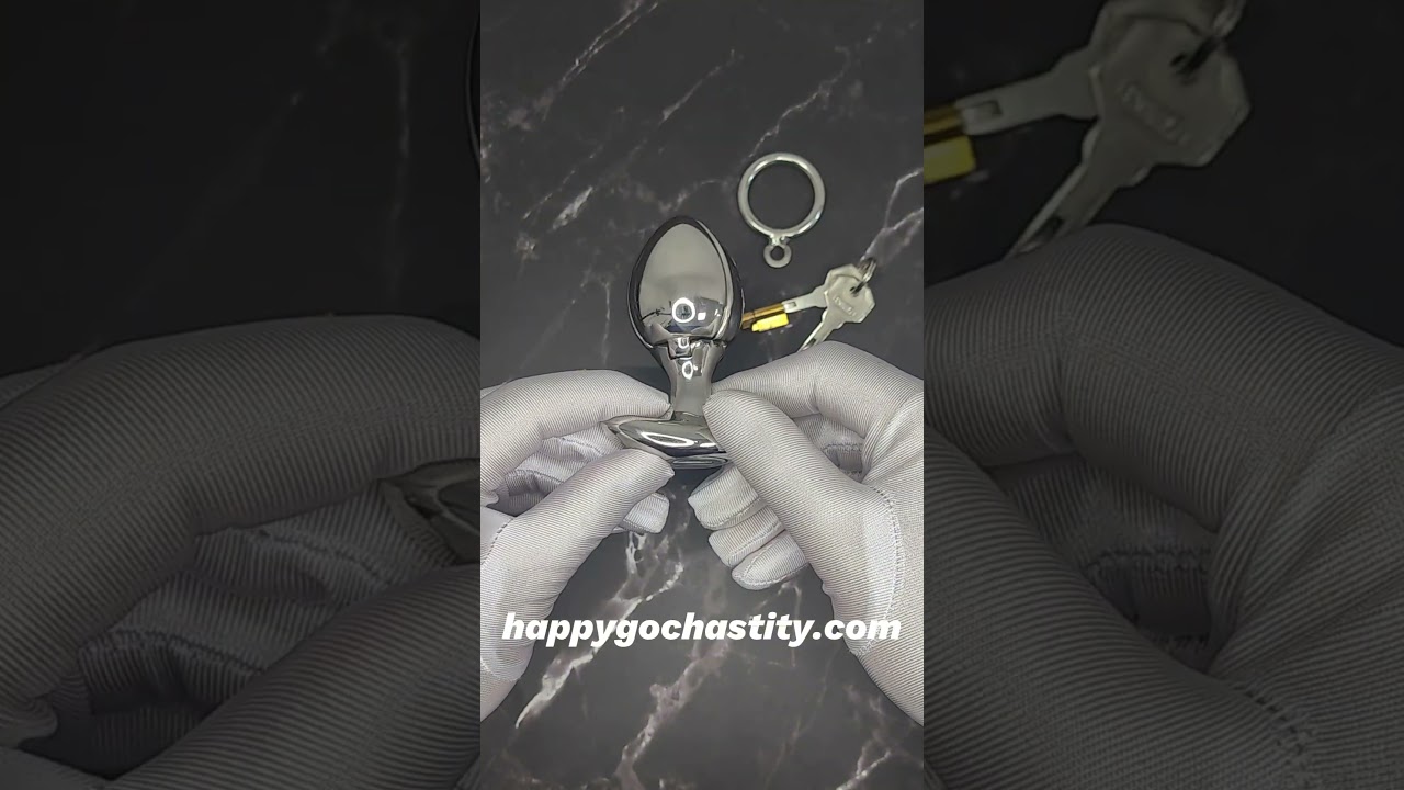 Anal Vaginal Dilator Lock Plug #keyholder #flr #pluganal #dilator #vaginal #BDSM  #chastity
