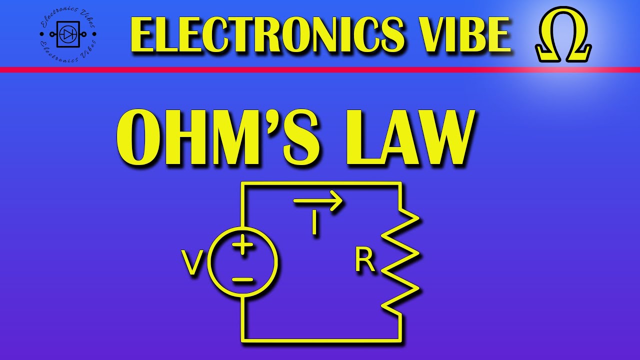 What is OHM'S LAW FORMULA | OHMS LAW | ELECTRONICS CIRCUIT LAWS | @Electronicsvibes