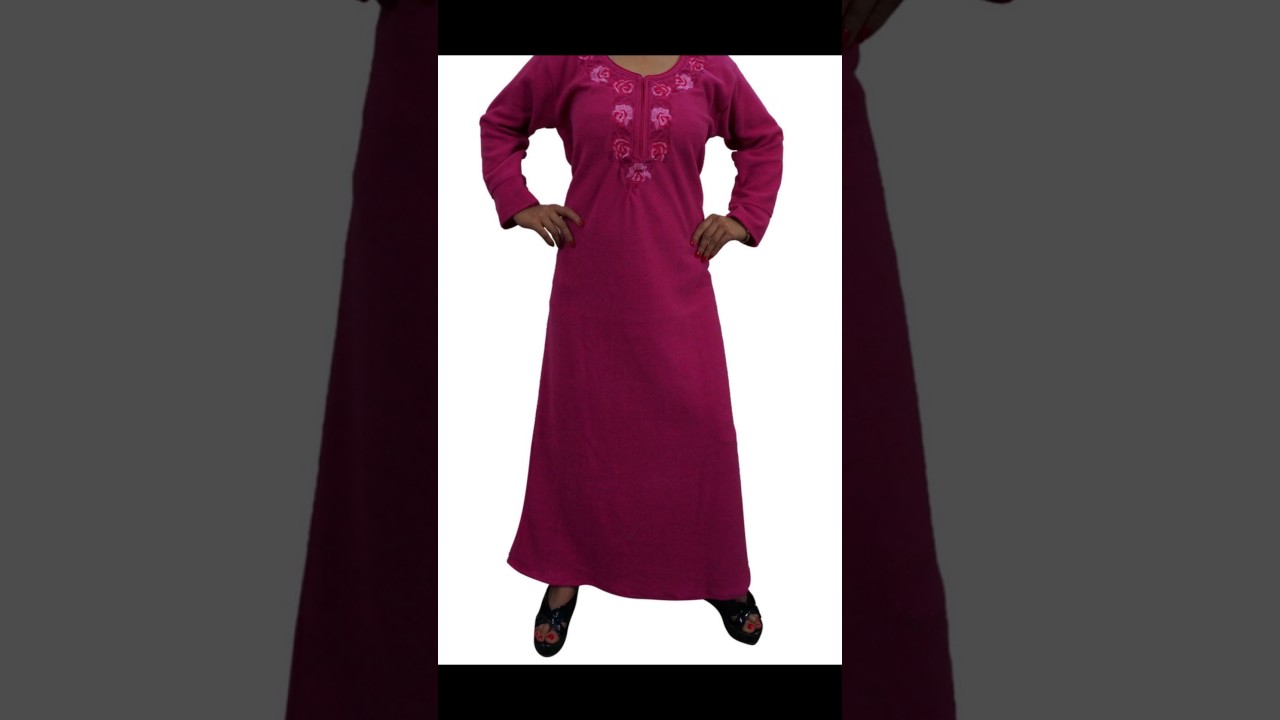 #WOOLEN WORM WINTER NIGHT GOWN